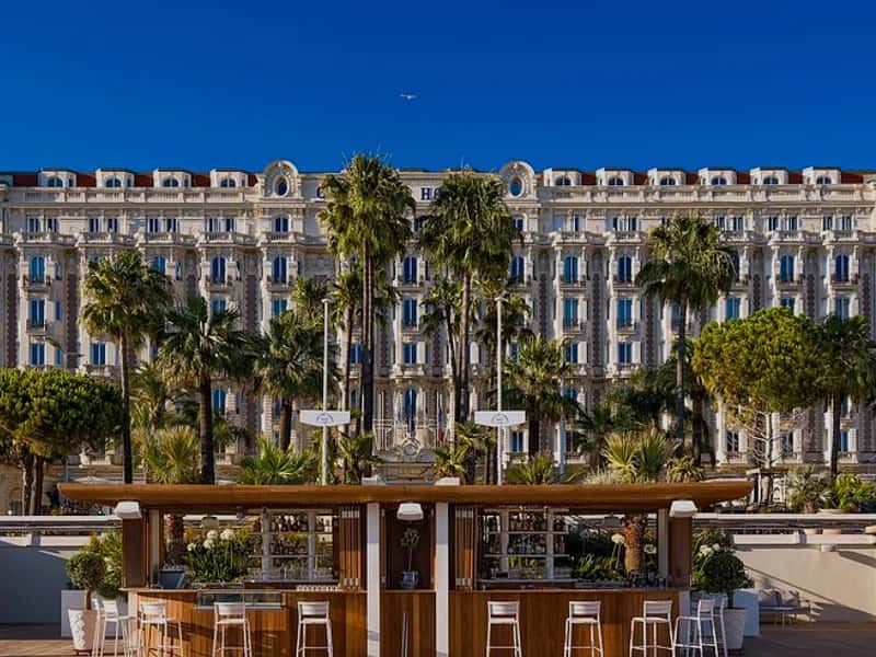 InterContinental Carlton Cannes belle époque facade on Croisette