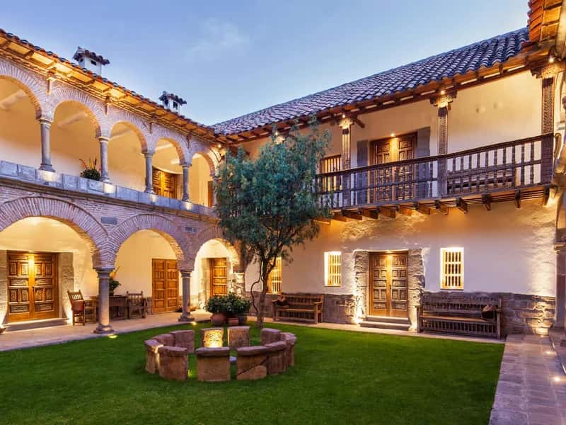 Inkaterra La Casona courtyard in Cusco, Peru (Relais & Châteaux property)
