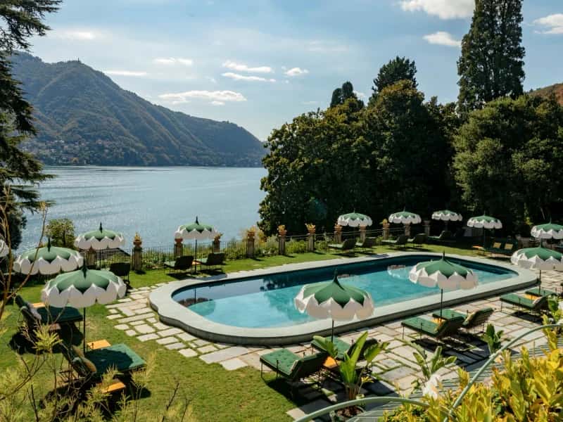 Passalacqua, Italy garden terraces with view (Virtuoso network property)