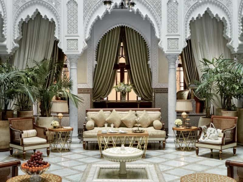 Royal Mansour Marrakech luxurious lobby