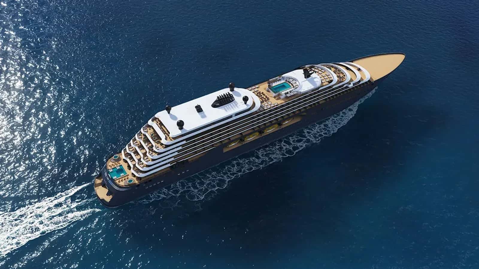 Ritz-Carlton Yacht Collection expedition vessel at sea