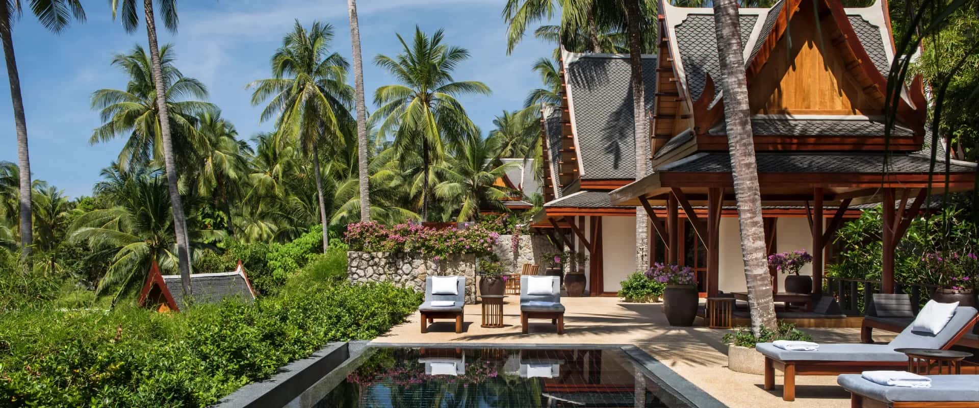 Amanpuri Thailand beachfront retreat with pool pavilion