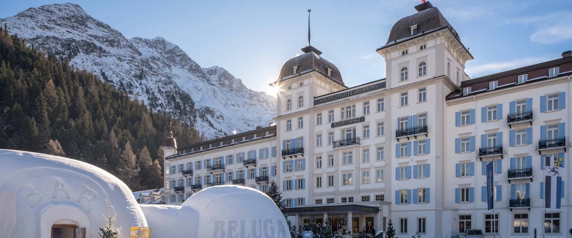 Grand Hotel des Bains Kempinski St. Moritz, Swiss Alps