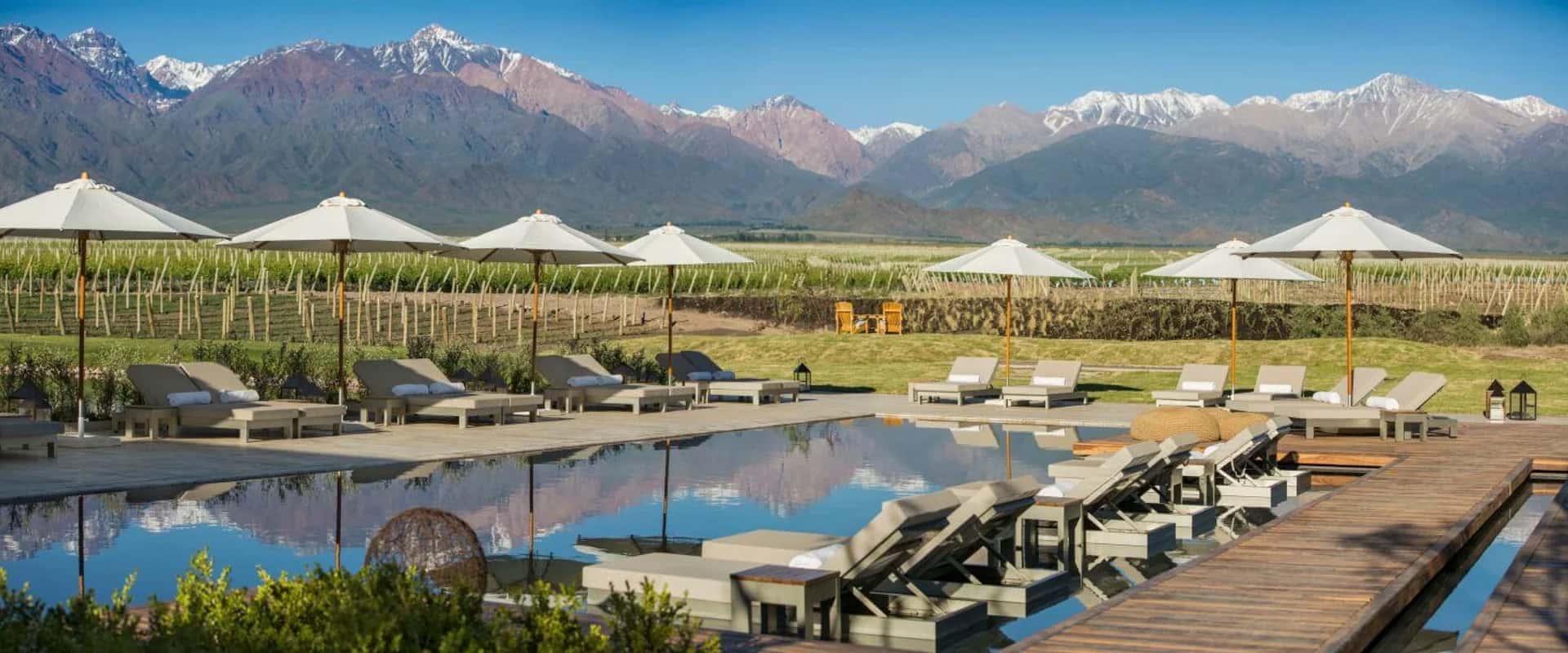 The Vines Resort & Spa pool — Mendoza, Argentina