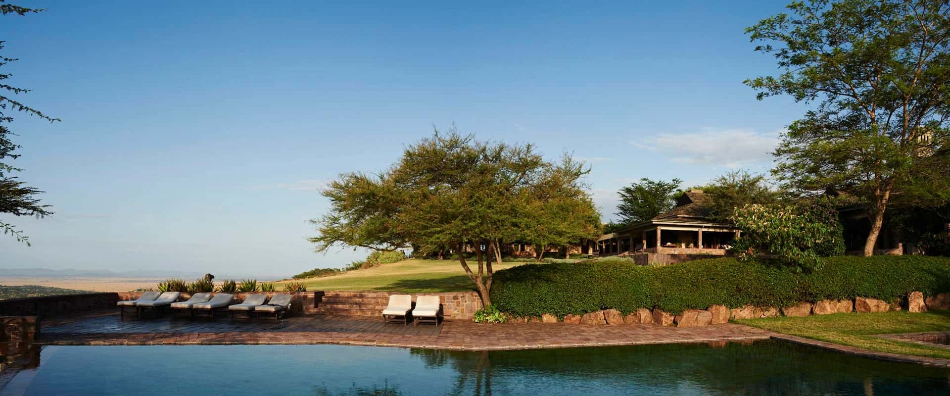 Singita Sasakwa Lodge overlooking the Serengeti plains, Tanzania